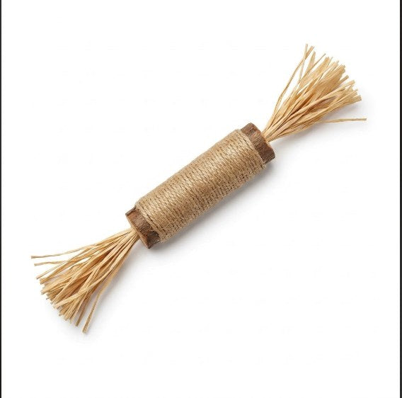 Palito de matatabi grande para gato con flecos en ambos extremos