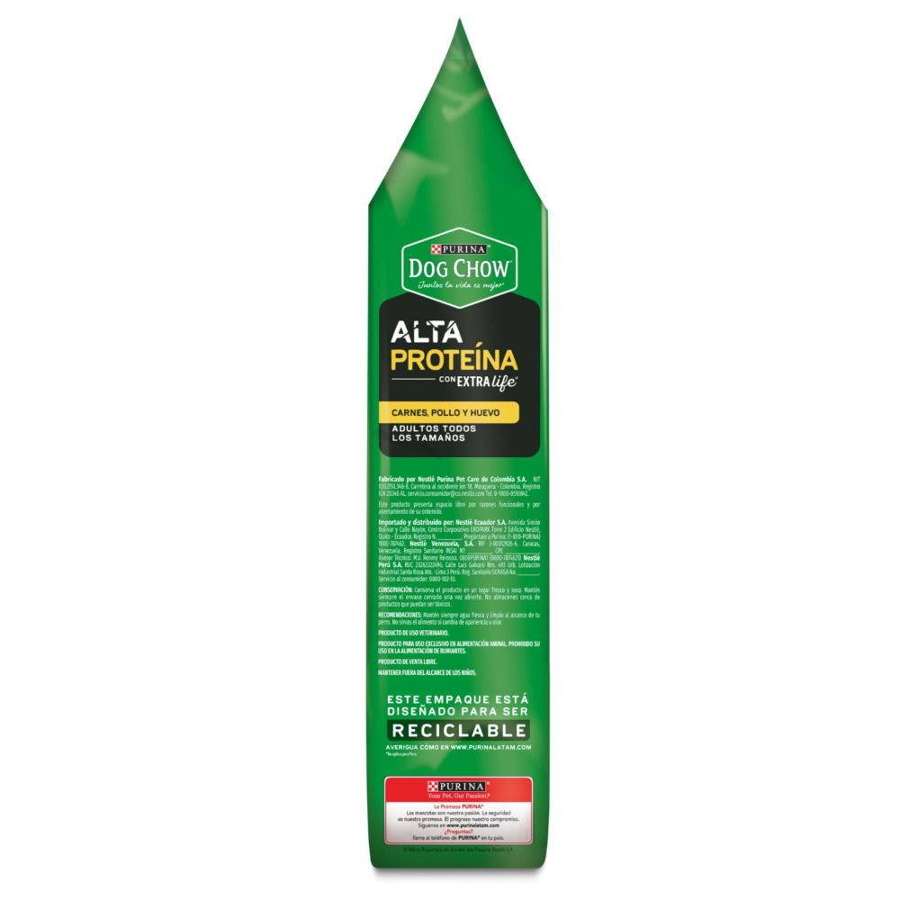 Alimento Para Perros Purina Dog Chow Alta Proteína