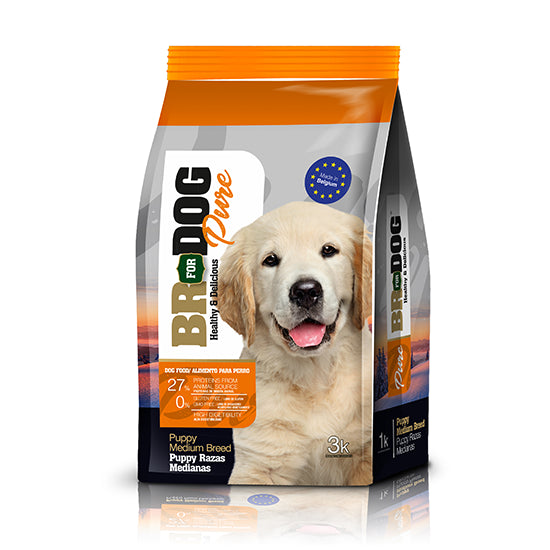 Alimento Seco para Perro BR For Dog Pure Cachorro Razas Medianas
