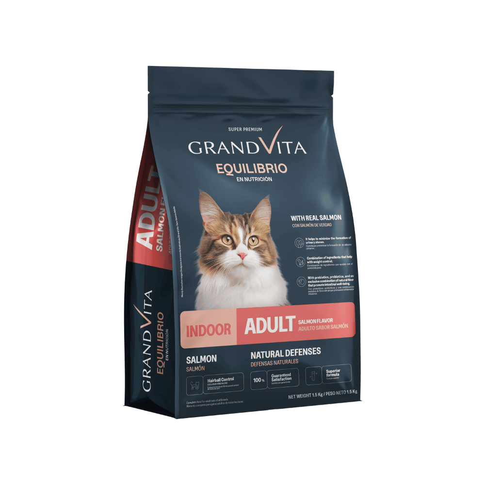 Comida para Gato Adulto Grand Vita Equilibrio Salmón