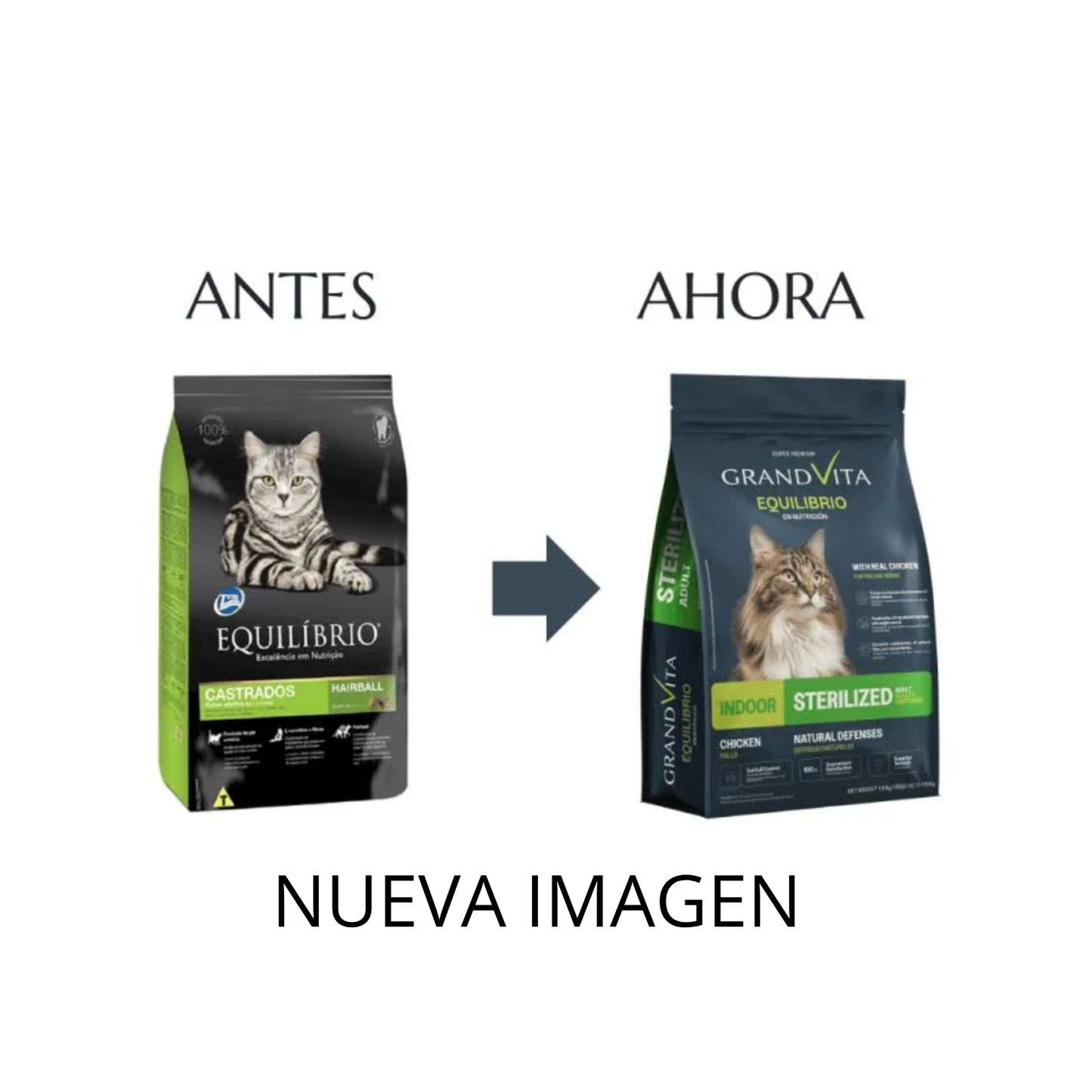 Alimento Grand Vita Equilibrio Gato Esterilizado Indoor Pollo