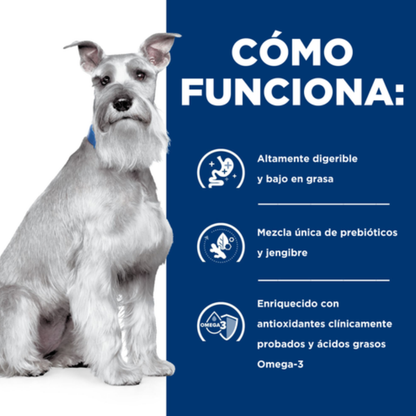 Hills Prescription Diet i/d - Como funciona infografico