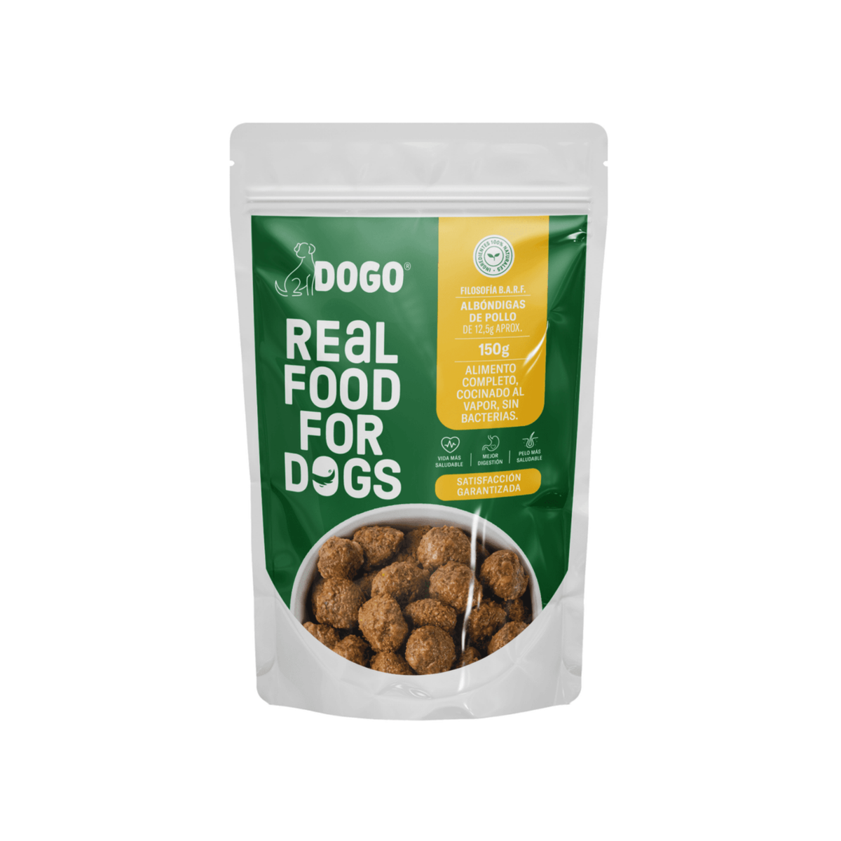 Alimento Humedo Para Perro Dogo Real Food Albondigas