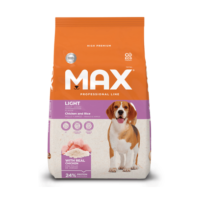 Comida Para Perro Max Adulto Light Pollo y Arroz