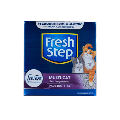 Arena Aglomerante Para Gato Fresh Step Multi-Cat con Febreze