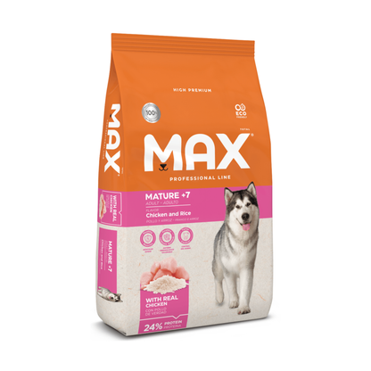 Comida Para Perro Max Mature +7 Pollo y Arroz