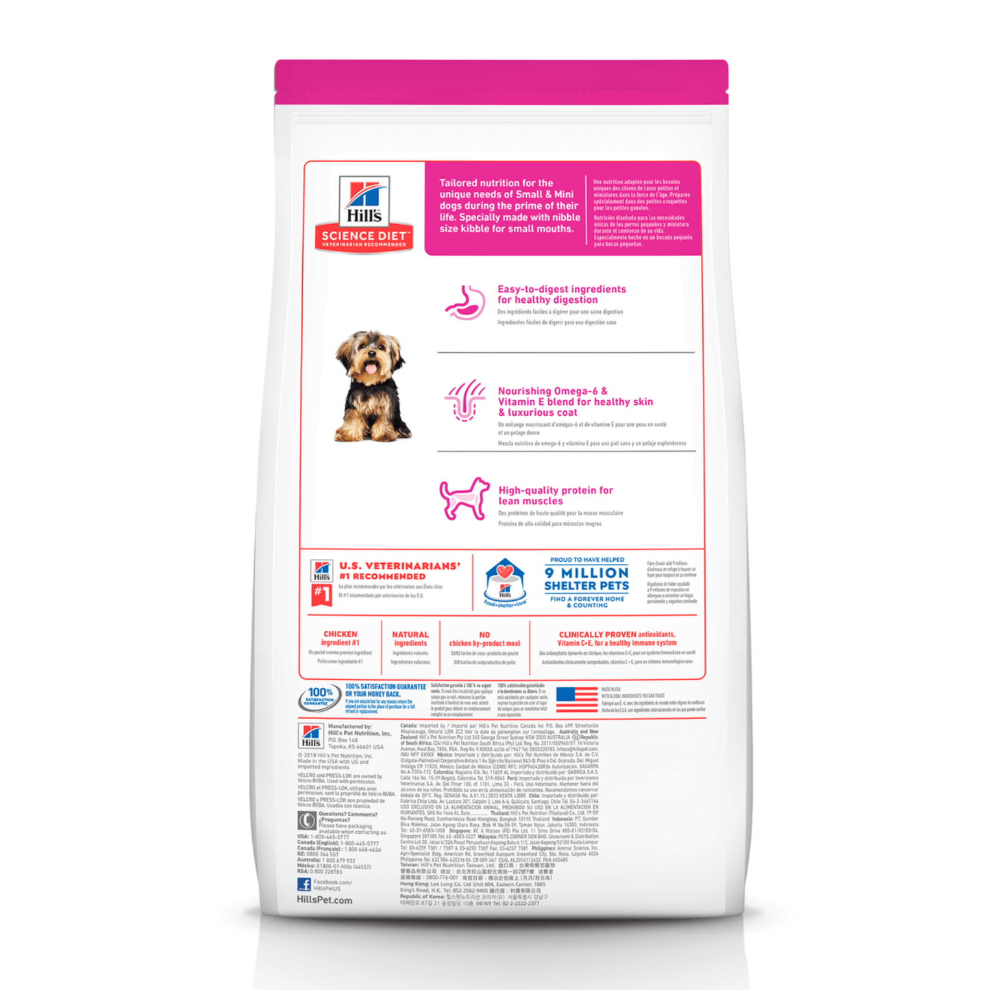 Comida Para Perro Hills Science Diet Adult 1-6 Small & Mini Pollo
