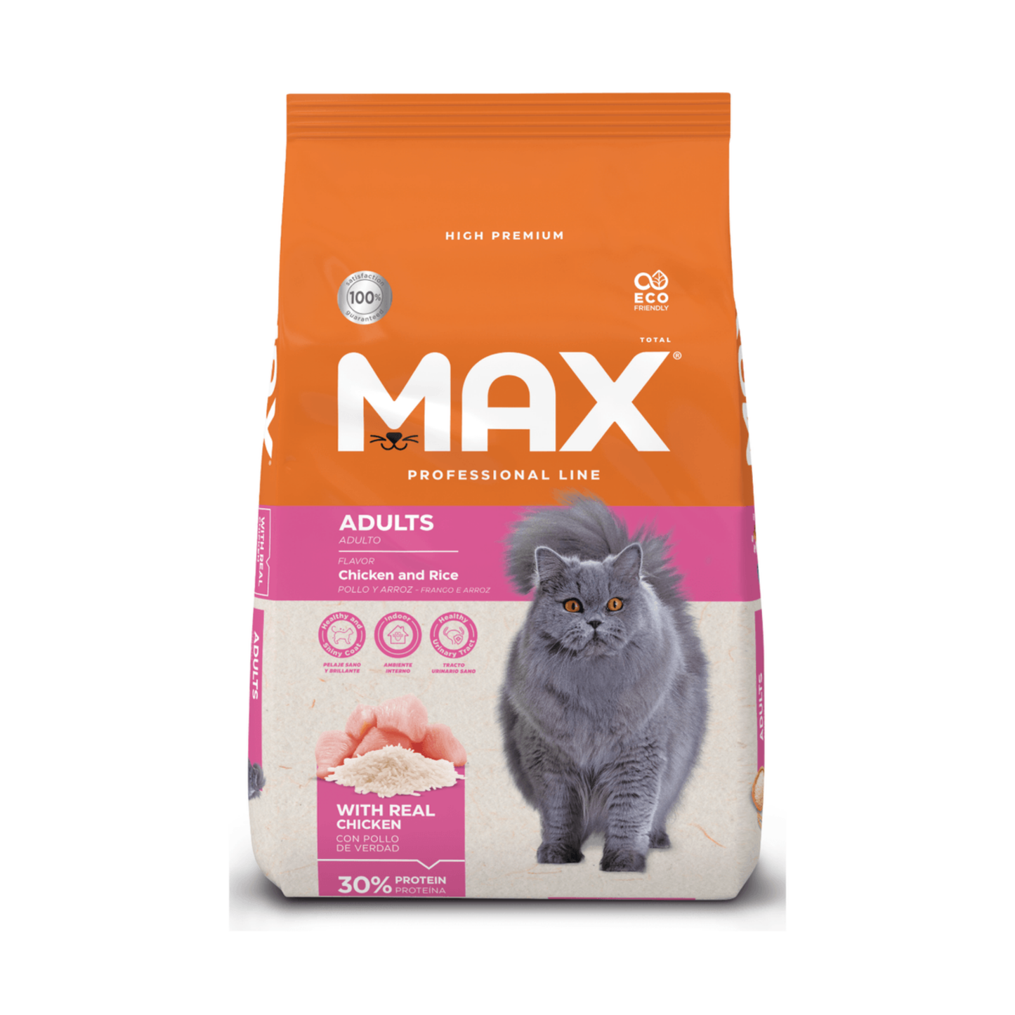 Comida Para Gatos Max Cat Adults Pollo y Arroz