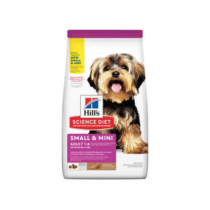 Comida Para Perro Hills Science Diet Adult 1-6 Small & Mini Cordero