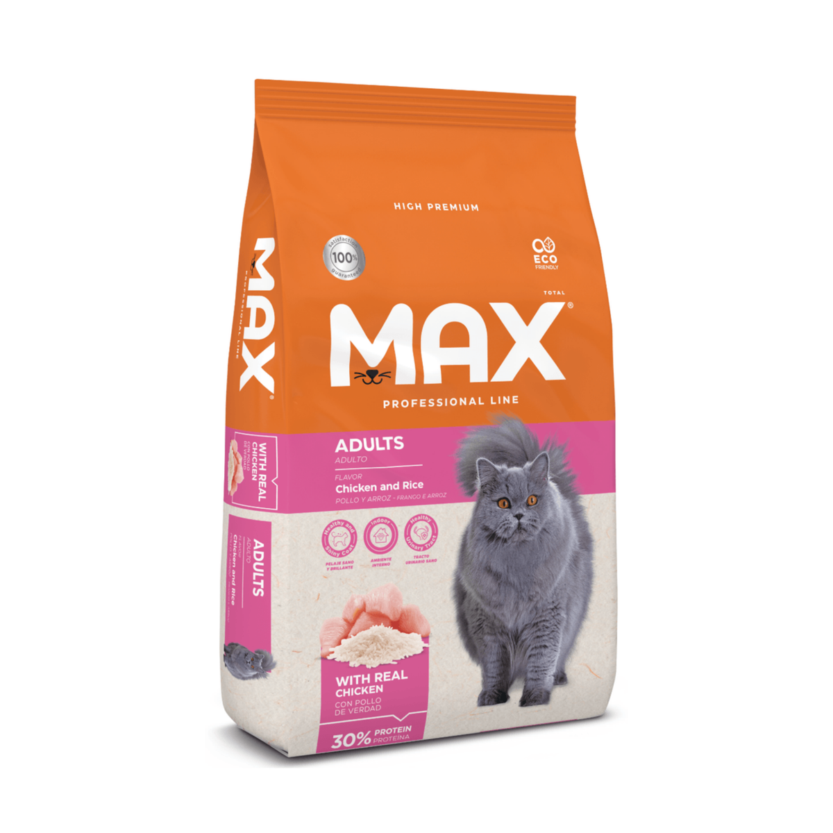 Comida Para Gatos Max Cat Adults Pollo y Arroz