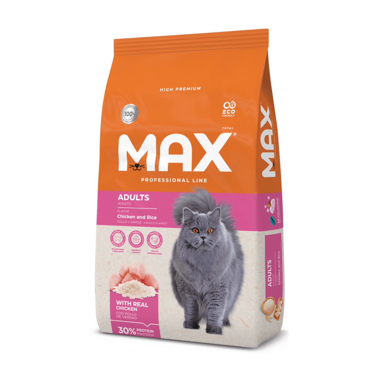 Comida Para Gatos Max Cat Adults Pollo y Arroz