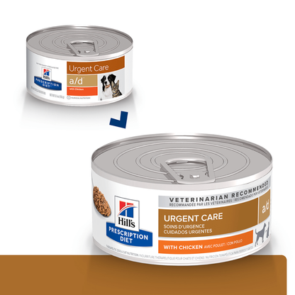 Alimento Para Perro y Gato Hills Prescription Diet a/d Urgent Care Pollo