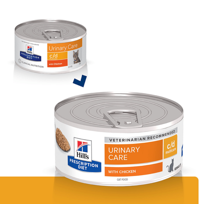Alimento Para Gato Hills Prescription Diet c/d Multicare Urinary Care Humedo Pollo