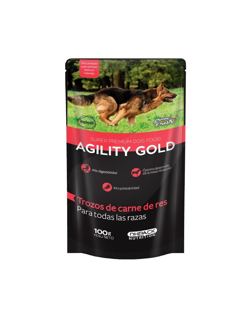 Agility Gold Húmedo - Trozos - Pouche 100 GR