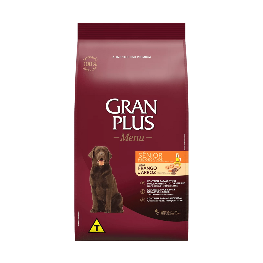 Alimento para Perro Senior Granplus - Pollo y Arroz