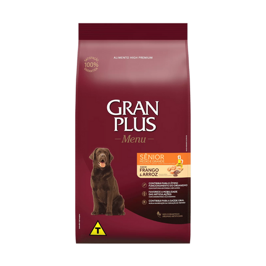 Alimento para Perro Senior Granplus - Pollo y Arroz