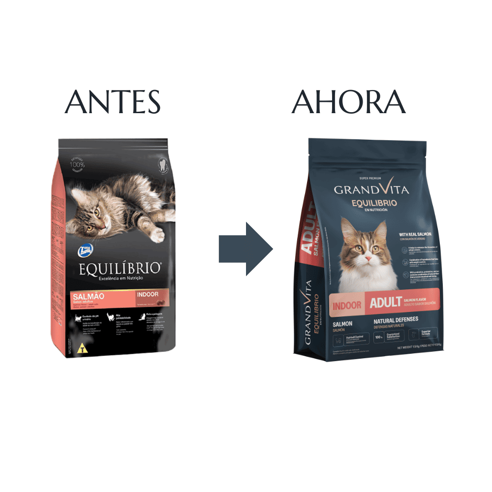 Comida para Gato Adulto Grand Vita Equilibrio Salmón