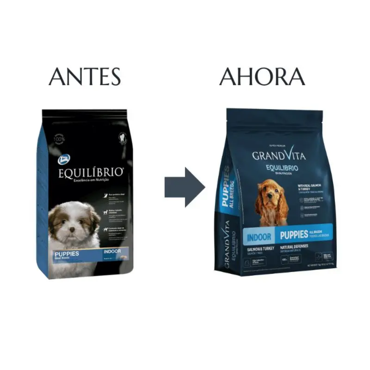 Alimento Grand Vita Equilibrio Cachorro All Breed Indoor Salmón y Pavo