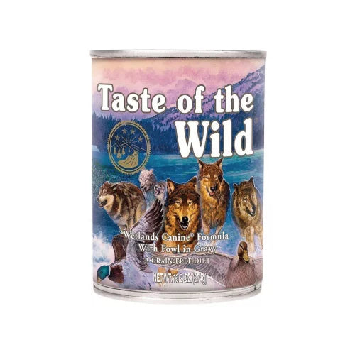 Alimento Húmedo para Perro Taste of the Wild Lata Wetlands 13.2 OZ