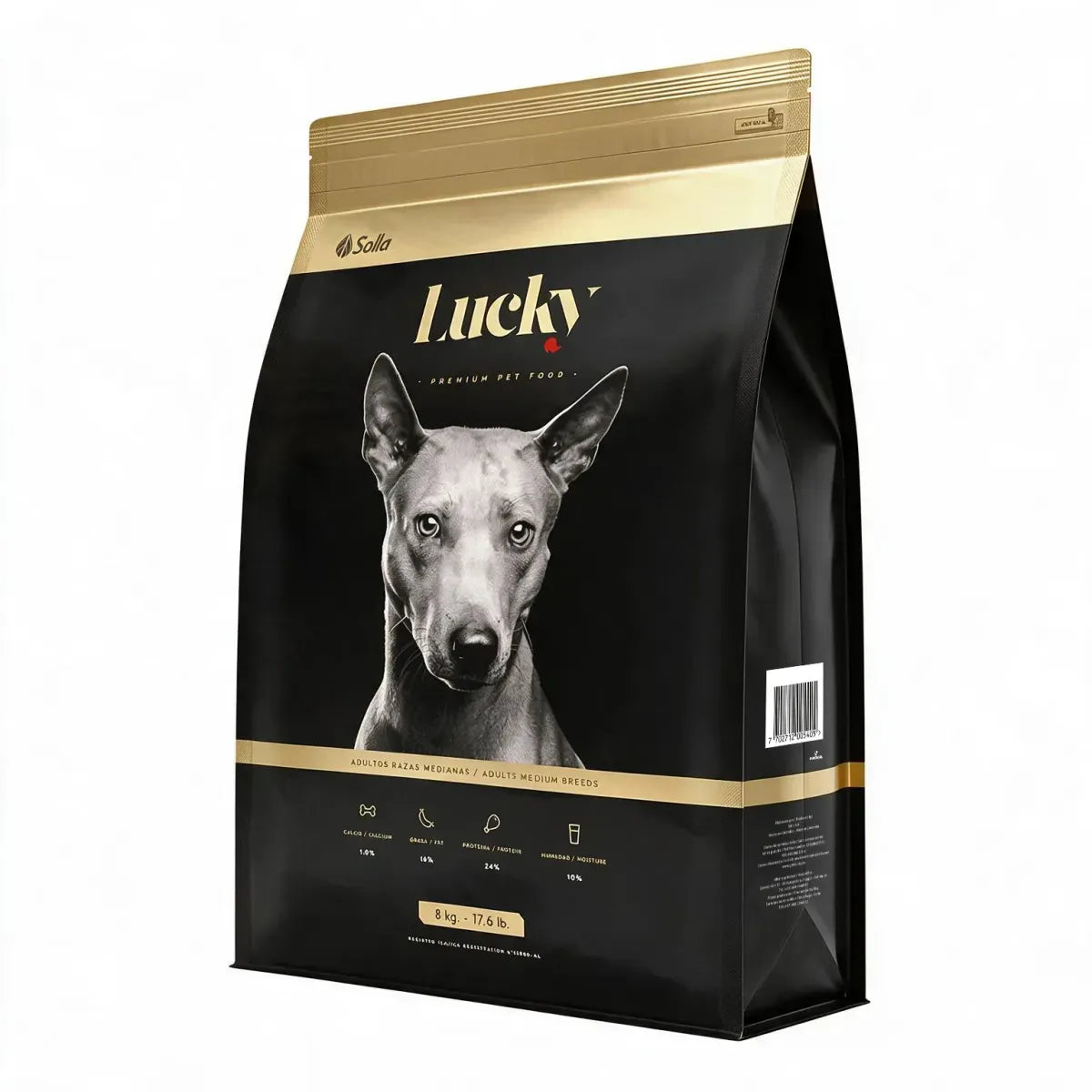 Alimento Seco para Perro Lucky Adulto Razas Medianas