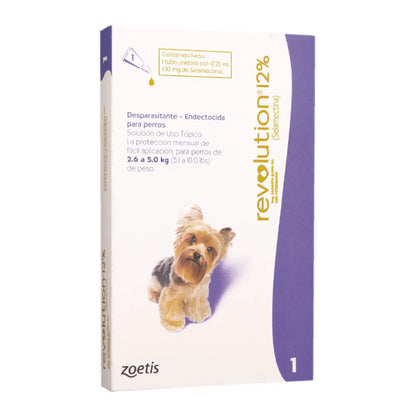 Desparasitante Interno y Externo Revolution Perro 12% 2,00 ml (20,1 a 40 Kg)
