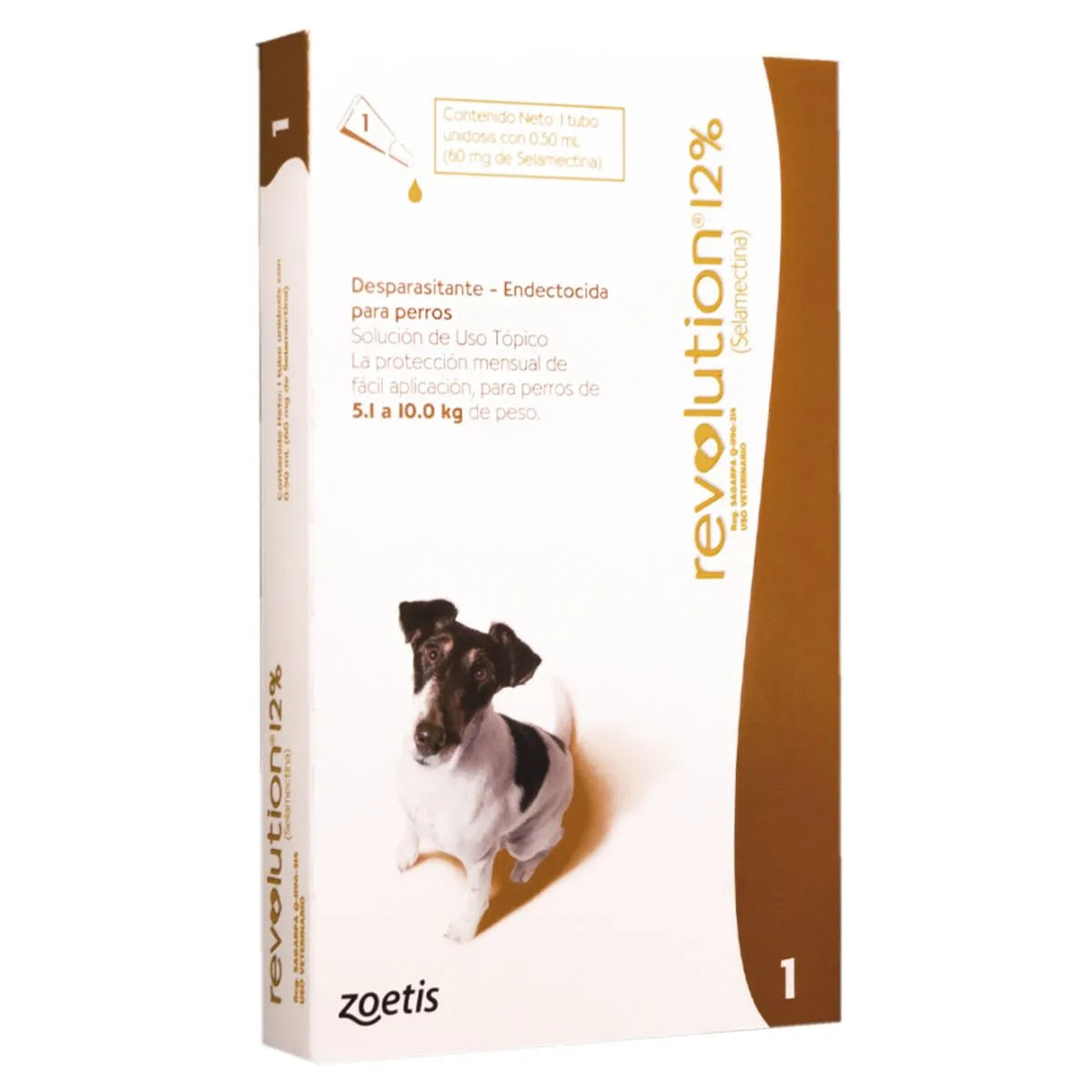 Desparasitante Interno y Externo Revolution Perro 12% 2,00 ml (20,1 a 40 Kg)